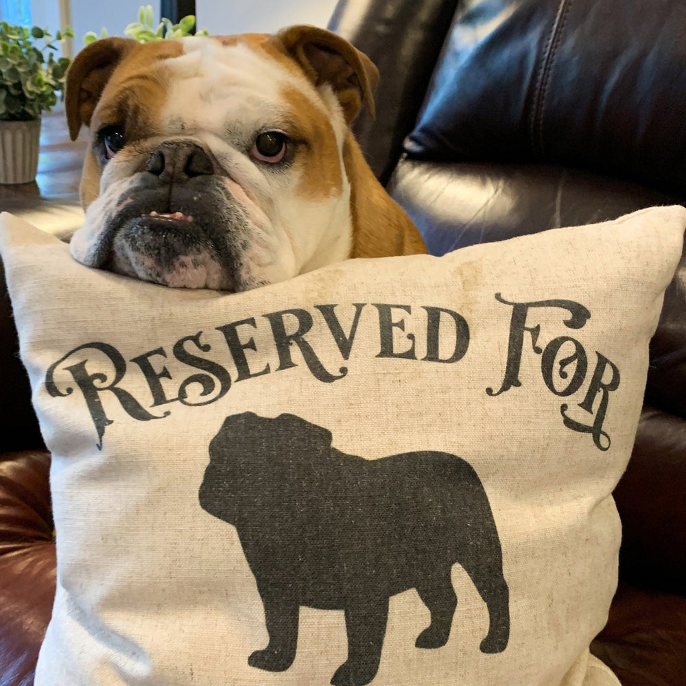 Custom Pillow Cover with your Dog Breed | 17" x 17" | Cover Only | Over 400 Breeds Available!
