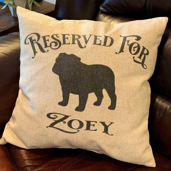 Custom Pillow Cover with your Dog Breed | 17" x 17" | Cover Only | Over 400 Breeds Available!